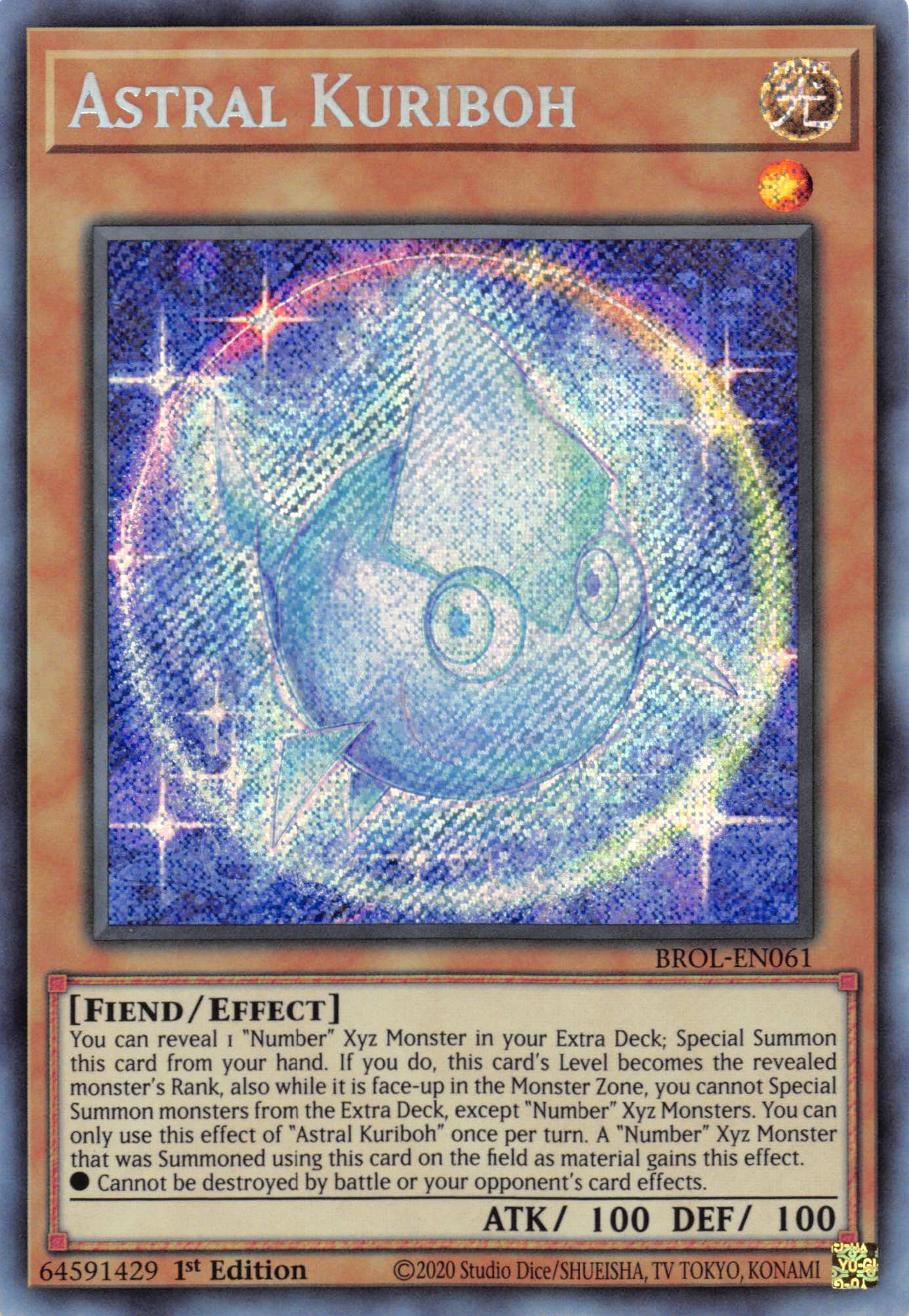 Astral Kuriboh [BROL-EN061] Secret Rare | RetroPlay Games