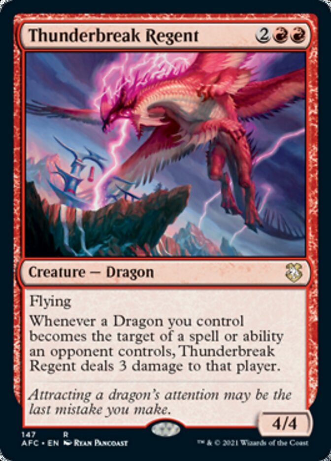Thunderbreak Regent [Dungeons & Dragons: Adventures in the Forgotten Realms Commander] | RetroPlay Games