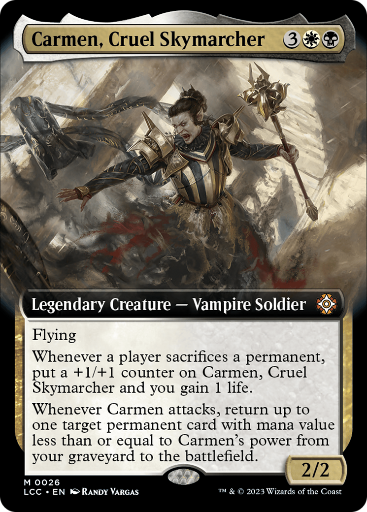 Carmen, Cruel Skymarcher (Extended Art) [The Lost Caverns of Ixalan Commander] | RetroPlay Games