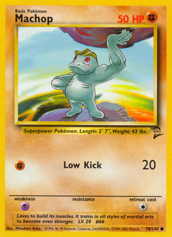 Machop (78/130) [Base Set 2] | RetroPlay Games