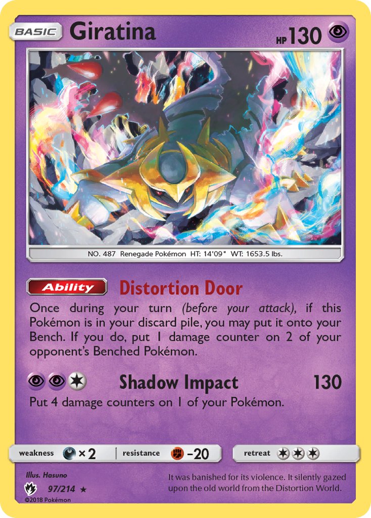 Giratina (97/214) (Theme Deck Exclusive) [Sun & Moon: Lost Thunder] | RetroPlay Games