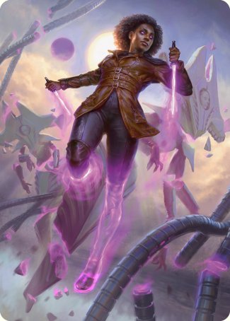 Kaya, Intangible Slayer Art Card [Phyrexia: All Will Be One Art Series] | RetroPlay Games