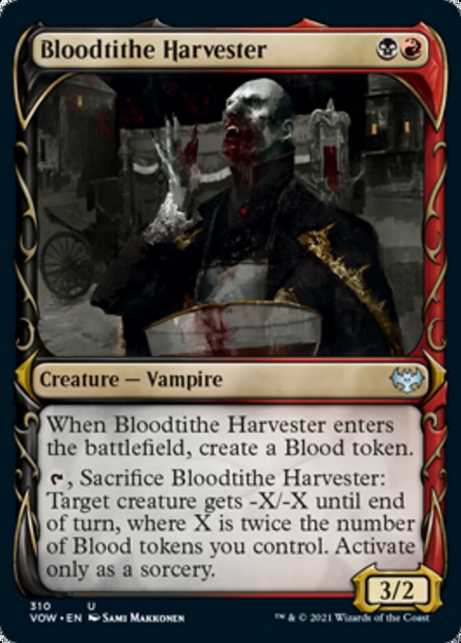 Bloodtithe Harvester (Showcase Fang Frame) [Innistrad: Crimson Vow] | RetroPlay Games