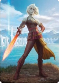 Nahiri, Heir of the Ancients 1 Art Card [Zendikar Rising Art Series] | RetroPlay Games