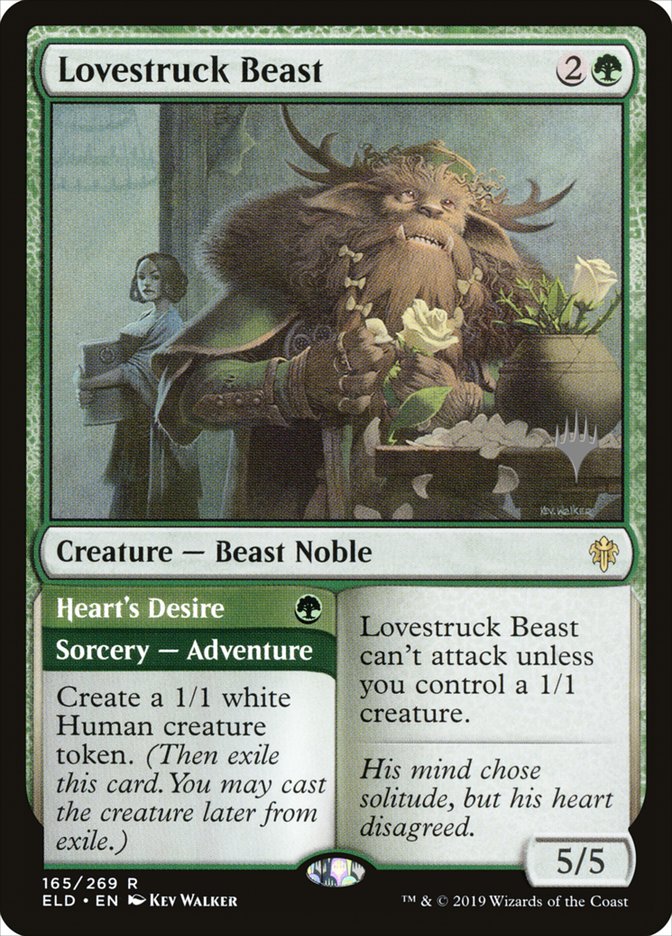 Lovestruck Beast // Heart's Desire (Promo Pack) [Throne of Eldraine Promos] | RetroPlay Games