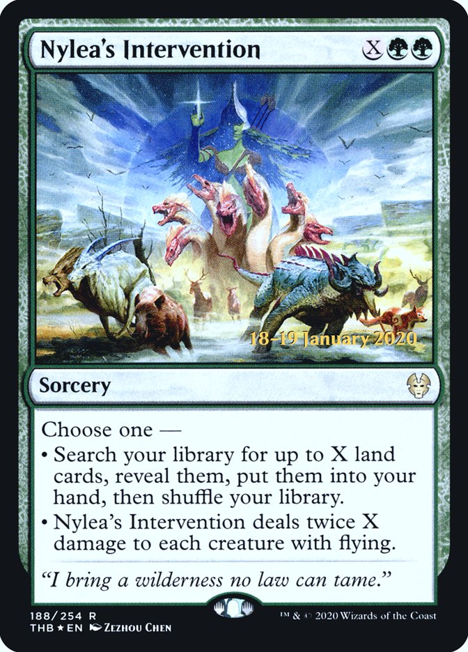 Nylea's Intervention [Theros Beyond Death Prerelease Promos] | RetroPlay Games