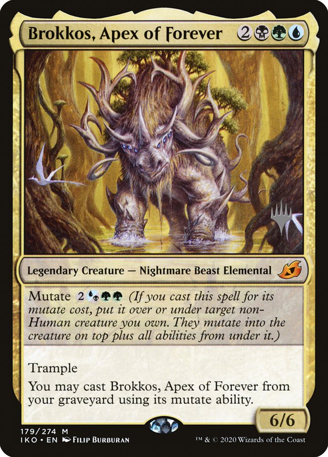 Brokkos, Apex of Forever (Promo Pack) [Ikoria: Lair of Behemoths Promos] | RetroPlay Games