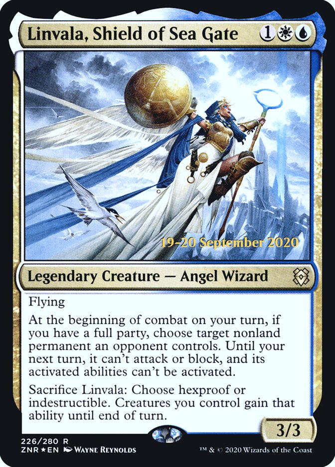 Linvala, Shield of Sea Gate  [Zendikar Rising Prerelease Promos] | RetroPlay Games