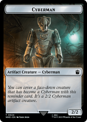 Horse // Cyberman Double-Sided Token [Doctor Who Tokens] | RetroPlay Games