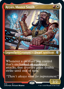 Reyav, Master Smith (Foil Etched) [Commander Legends] | RetroPlay Games