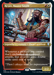 Reyav, Master Smith (Foil Etched) [Commander Legends] | RetroPlay Games