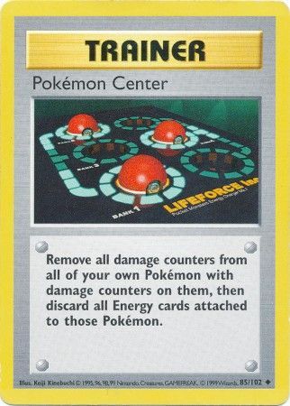 Pokemon Center (85/102) [Base Set Shadowless Unlimited] | RetroPlay Games