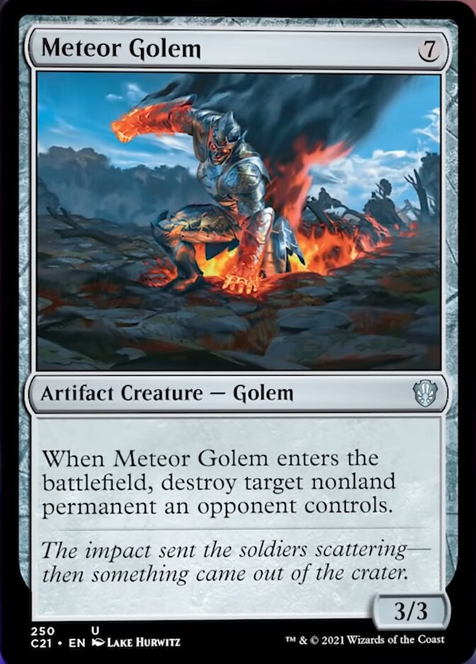 Meteor Golem [Commander 2021] | RetroPlay Games