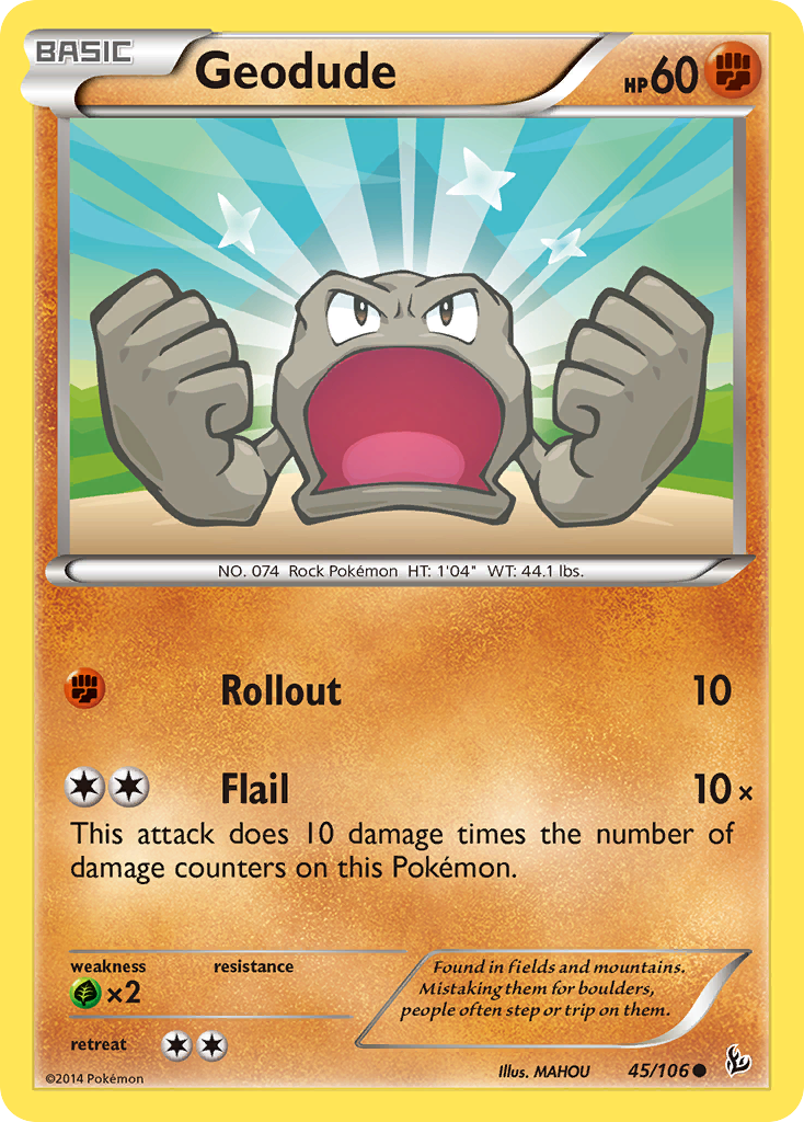 Geodude (45/106) [XY: Flashfire] | RetroPlay Games