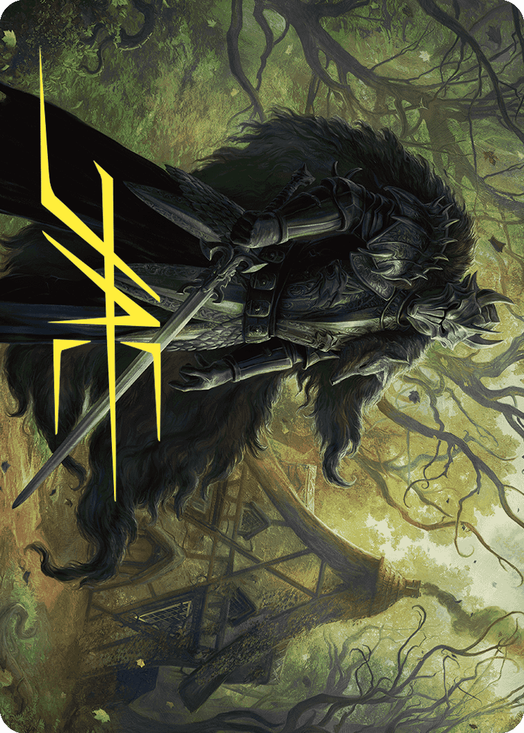 Agatha's Champion Art Card (Gold-Stamped Signature) [Wilds of Eldraine Art Series] | RetroPlay Games