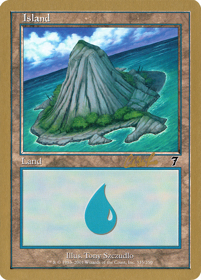 Island (cr335b) (Carlos Romao) [World Championship Decks 2002] | RetroPlay Games