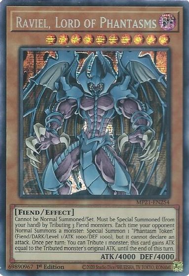 Raviel, Lord of Phantasms [MP21-EN254] Prismatic Secret Rare | RetroPlay Games