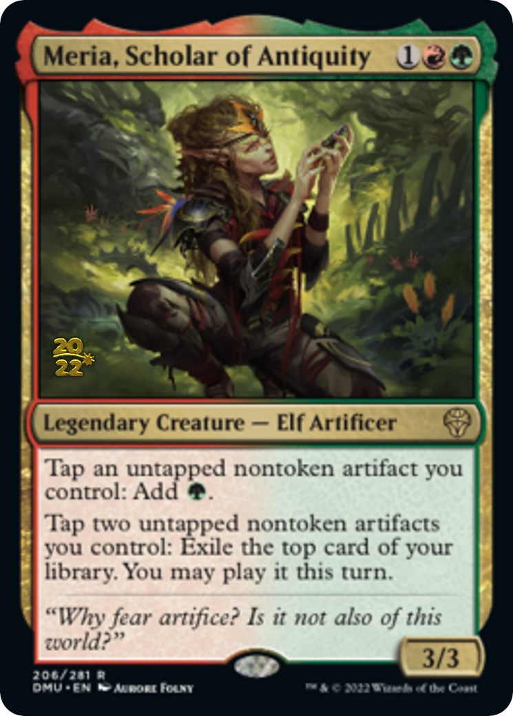 Meria, Scholar of Antiquity [Dominaria United Prerelease Promos] | RetroPlay Games