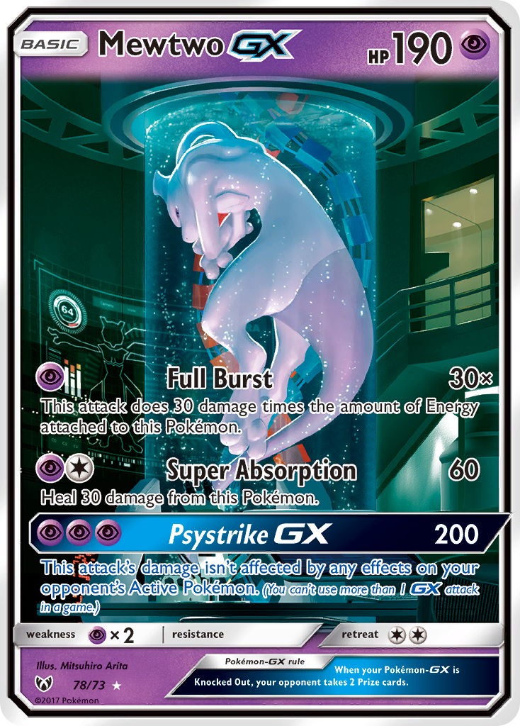 Mewtwo GX (78/73) [Sun & Moon: Shining Legends] | RetroPlay Games