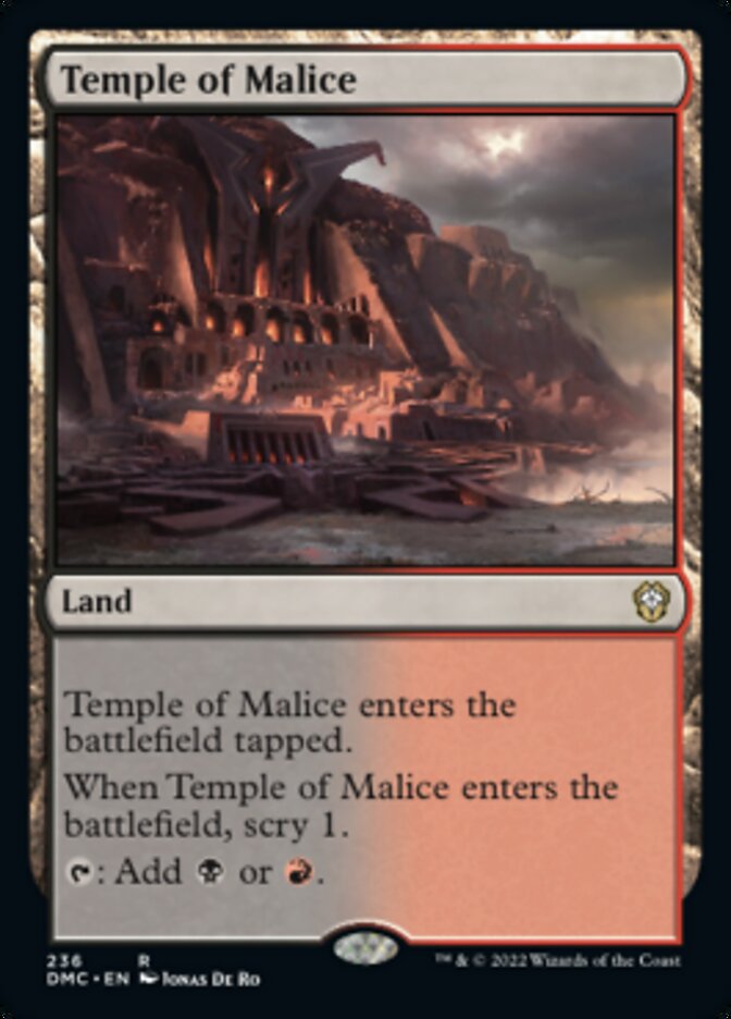 Temple of Malice [Dominaria United Commander] | RetroPlay Games