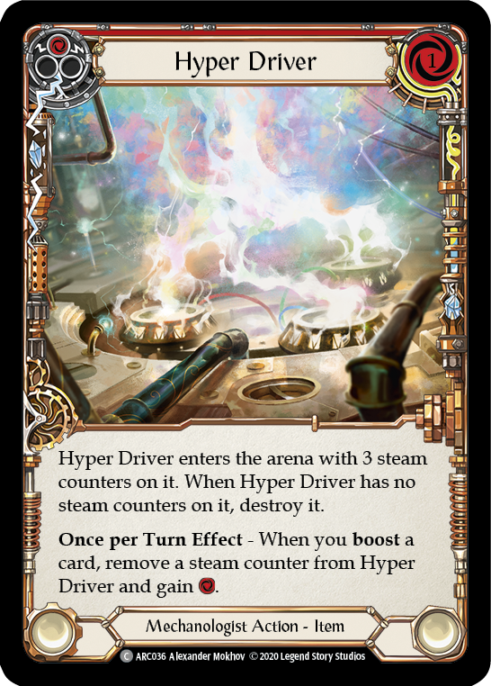 Hyper Driver [U-ARC036] (Arcane Rising Unlimited)  Unlimited Rainbow Foil | RetroPlay Games