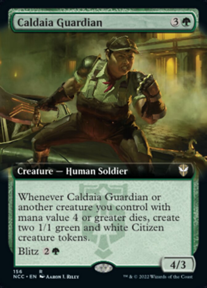 Caldaia Guardian (Extended Art) [Streets of New Capenna Commander] | RetroPlay Games