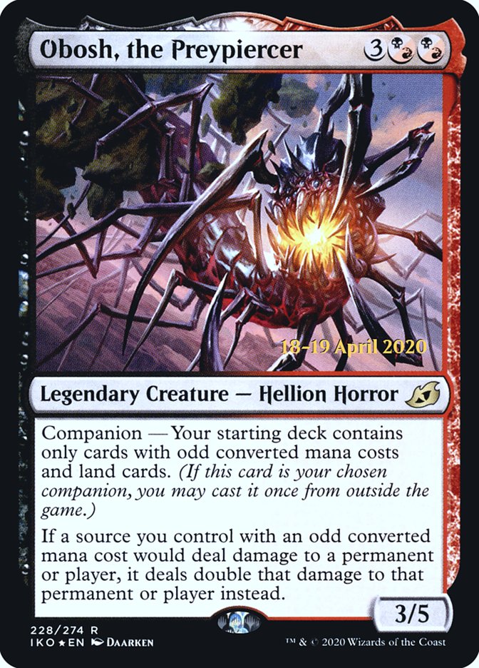 Obosh, the Preypiercer  [Ikoria: Lair of Behemoths Prerelease Promos] | RetroPlay Games
