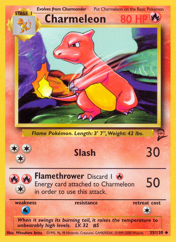 Charmeleon (35/130) [Base Set 2] | RetroPlay Games