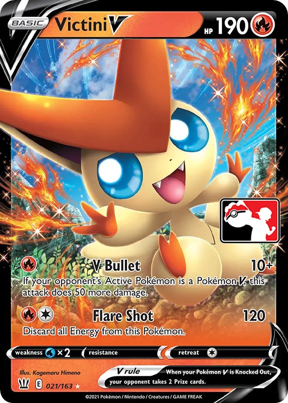 Victini V (021/163) [Prize Pack Series One] | RetroPlay Games