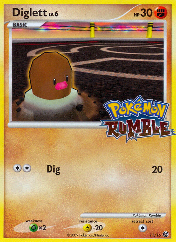 Diglett (11/16) [Pokémon Rumble] | RetroPlay Games