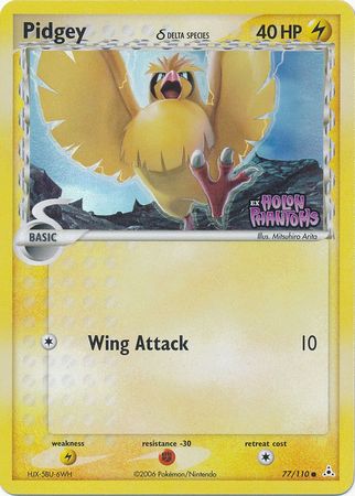 Pidgey (77/110) (Delta Species) (Stamped) [EX: Holon Phantoms] | RetroPlay Games