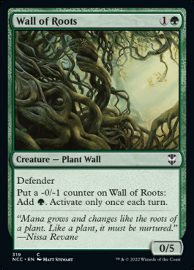 Wall of Roots [Streets of New Capenna Commander] | RetroPlay Games