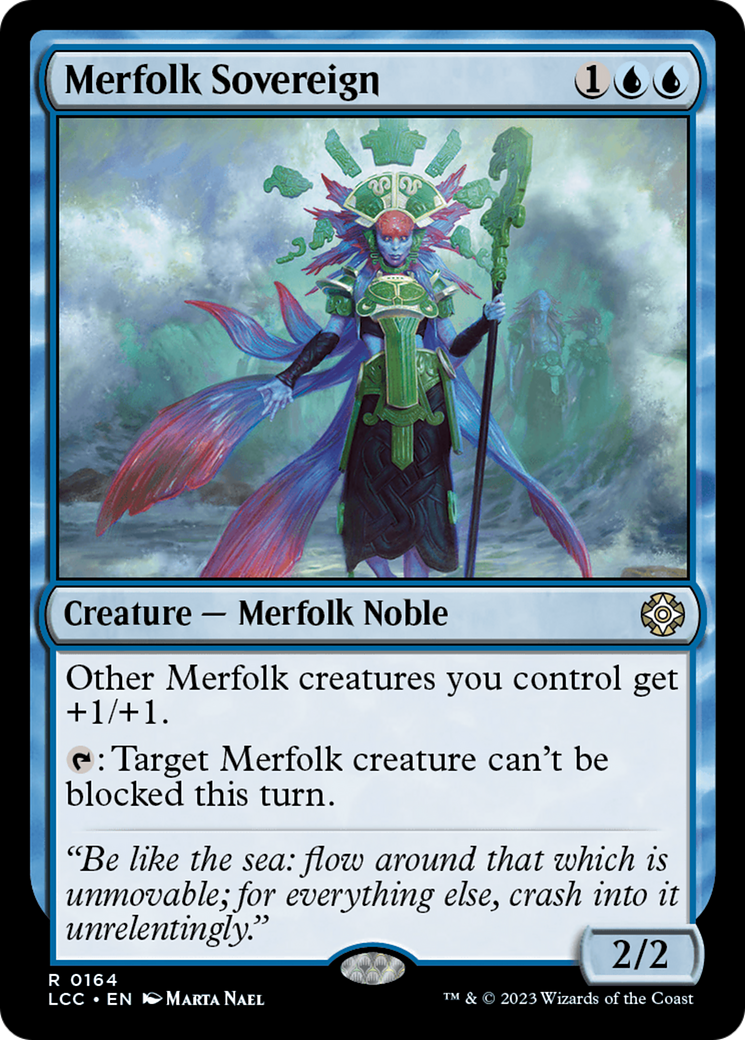 Merfolk Sovereign [The Lost Caverns of Ixalan Commander] | RetroPlay Games