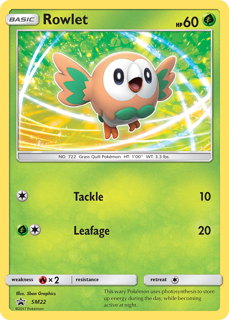 Rowlet (SM22) [Sun & Moon: Black Star Promos] | RetroPlay Games