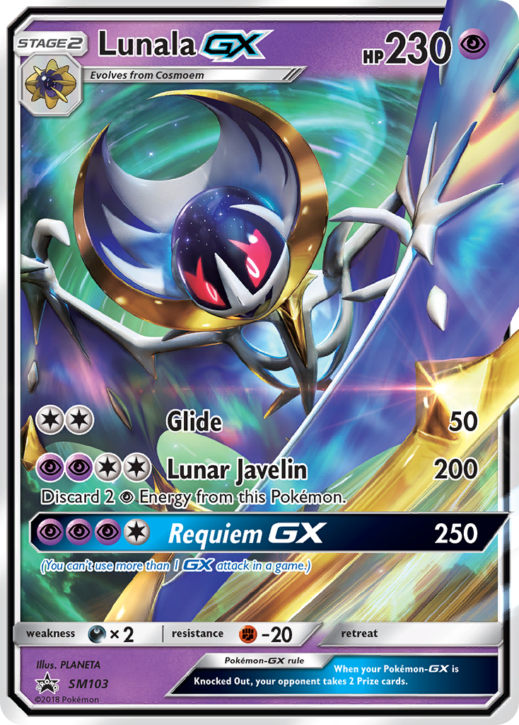 Lunala GX (SM103) [Sun & Moon: Black Star Promos] | RetroPlay Games