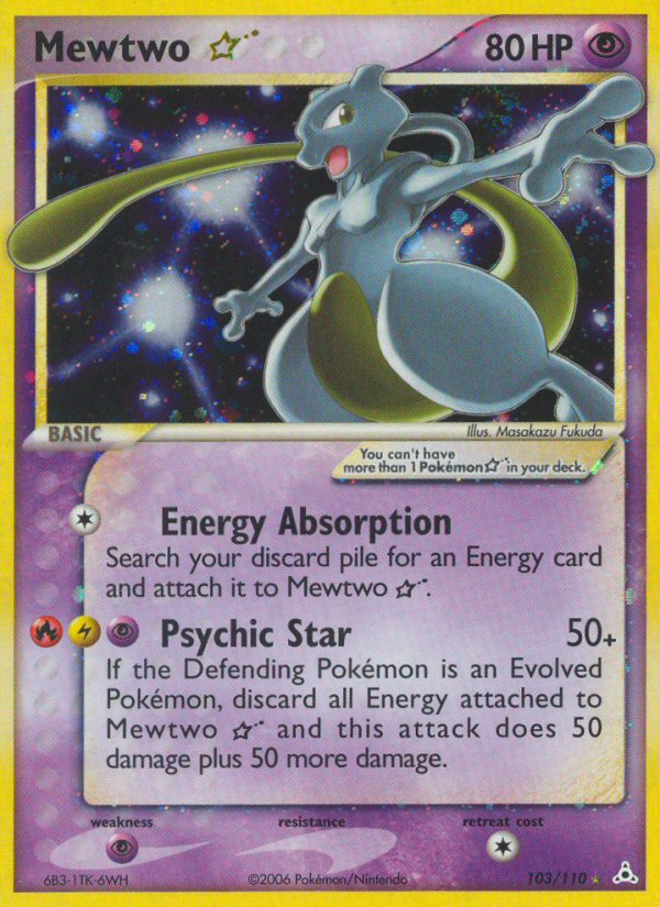 Mewtwo Star (103/110) [EX: Holon Phantoms] | RetroPlay Games