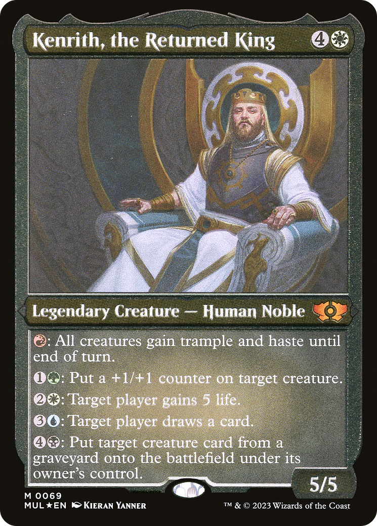 Kenrith, the Returned King (Foil Etched) [Multiverse Legends] | RetroPlay Games