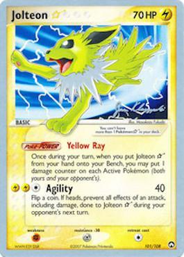 Jolteon Star (101/108) (Psychic Lock - Jason Klaczynski) [World Championships 2008] | RetroPlay Games