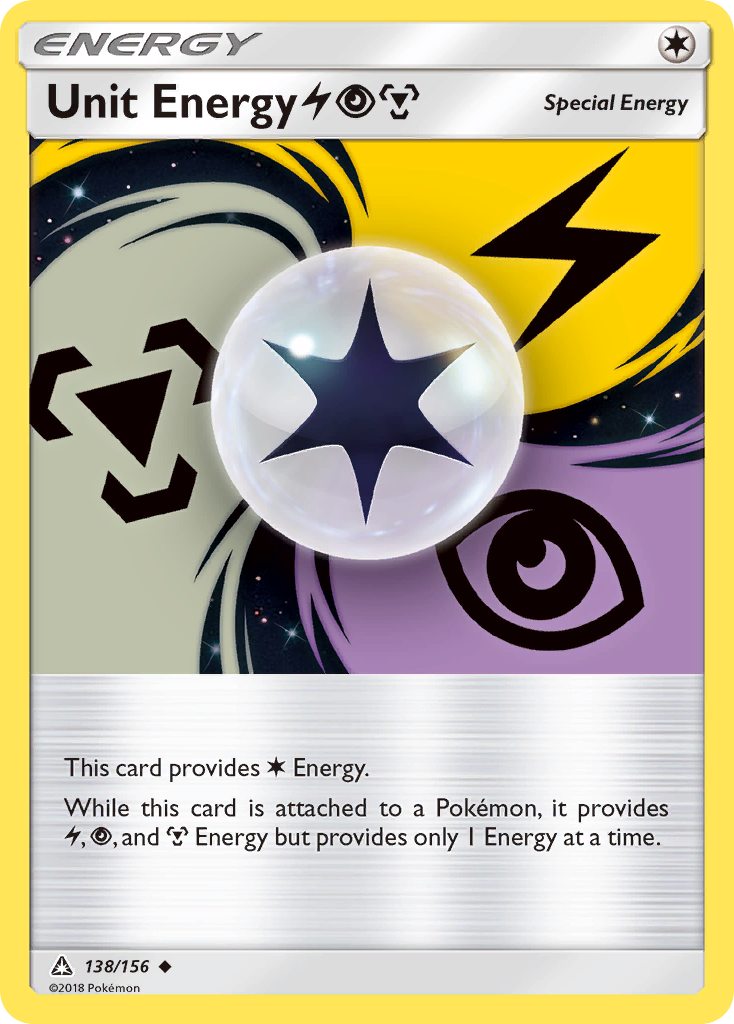 Unit Energy (138/156) (Lightning, Psychic, Metal) [Sun & Moon: Ultra Prism] | RetroPlay Games