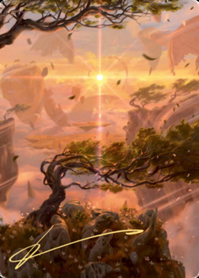 Windswept Heath Art Card (Gold-Stamped Signature) [Zendikar Rising Art Series] | RetroPlay Games