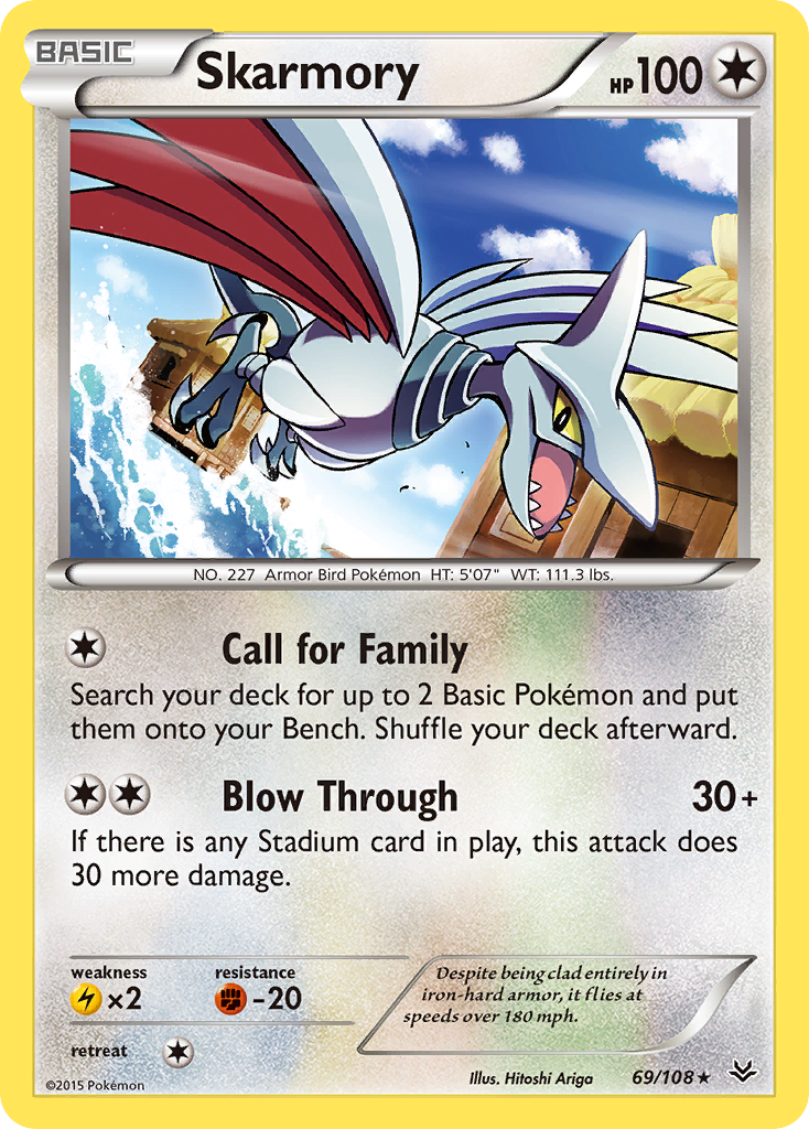 Skarmory (69/108) [XY: Roaring Skies] | RetroPlay Games