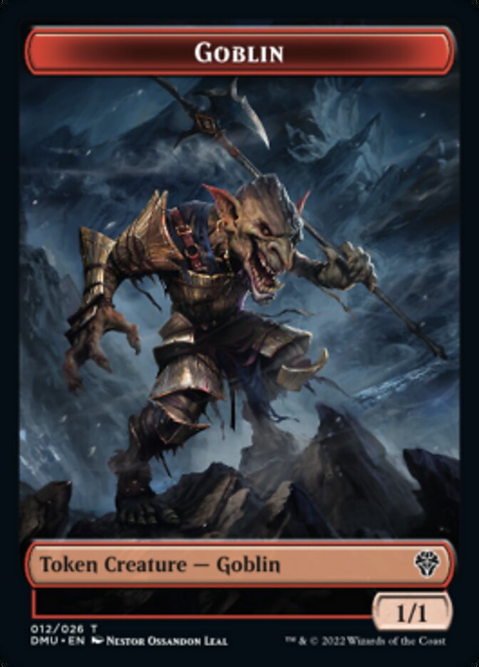 Soldier // Goblin Double-sided Token [Dominaria United Tokens] | RetroPlay Games