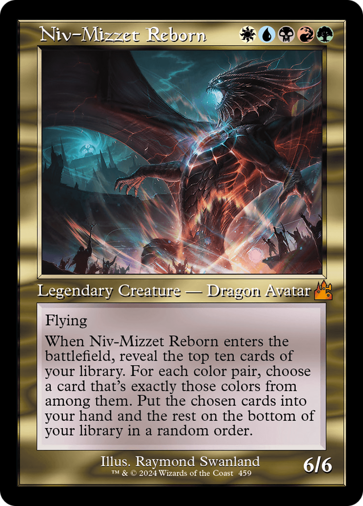 Niv-Mizzet Reborn (Retro Frame) [Ravnica Remastered] | RetroPlay Games