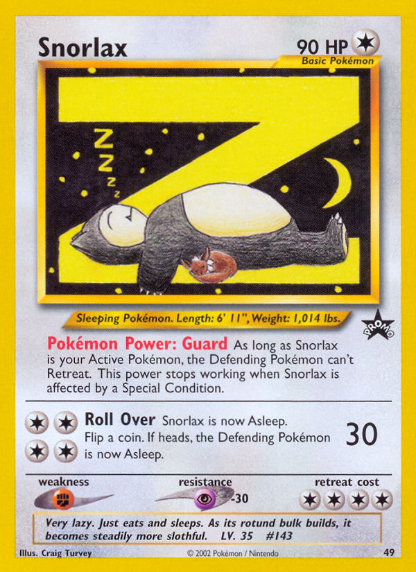 Snorlax (49) [Wizards of the Coast: Black Star Promos] | RetroPlay Games