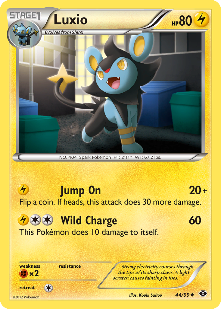 Luxio (44/99) [Black & White: Next Destinies] | RetroPlay Games