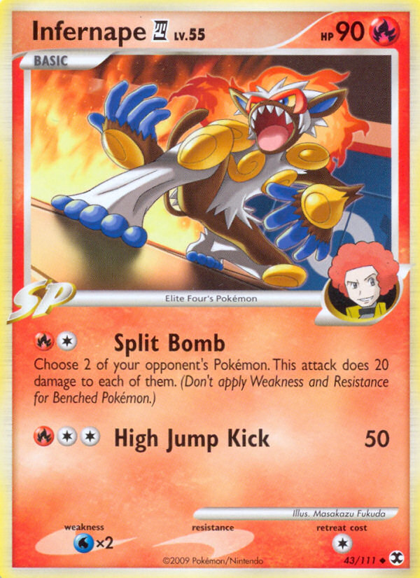 Infernape (43/111) [Platinum: Rising Rivals] | RetroPlay Games