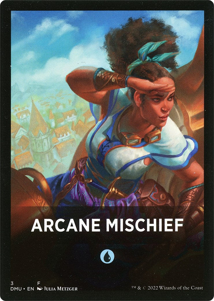 Arcane Mischief Theme Card [Dominaria United Tokens] | RetroPlay Games