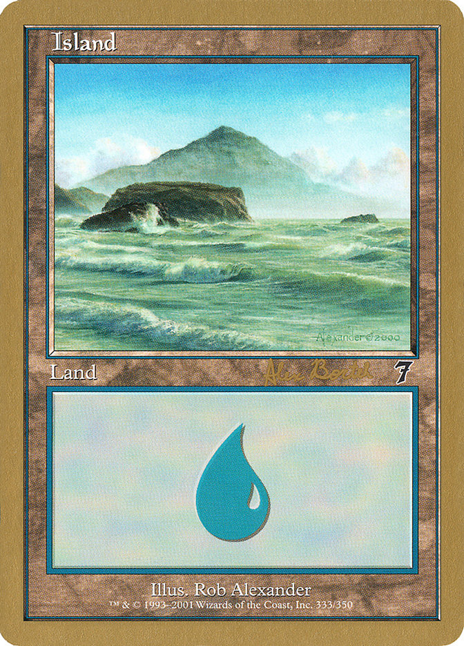 Island (ab333) (Alex Borteh) [World Championship Decks 2001] | RetroPlay Games