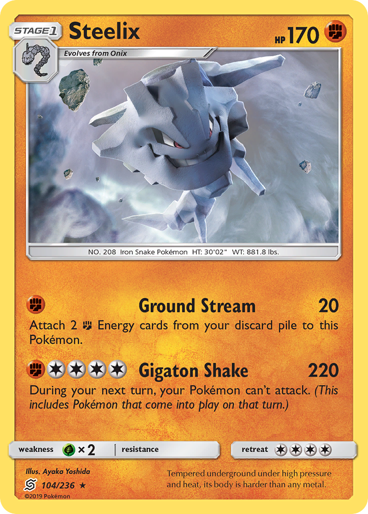 Steelix (104/236) [Sun & Moon: Unified Minds] | RetroPlay Games