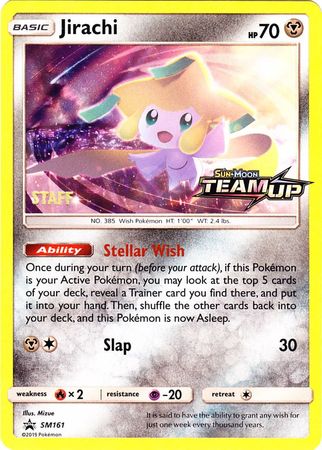 Jirachi (SM161) (Staff) [Sun & Moon: Black Star Promos] | RetroPlay Games